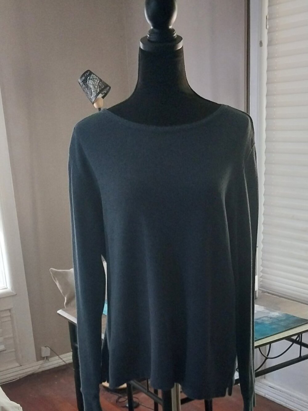 Liz Claiborne Blue Grey Pullover Sweater | Size XL
